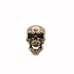 EDC Paracord Beads Punk Skull Retro Brass Umbrella Rope Lanyard Pendant Red Copper Knife Bead DIY Bracelet Keychain Accessories