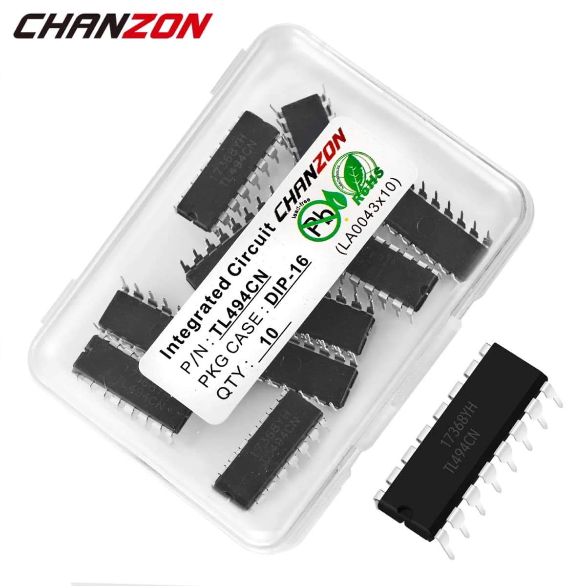 10PCS TL494CN DIP-16 TL494C TL494 DIP16 Integrated Circuit Semiconductor New and Original IC Chipset In Stock