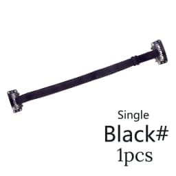 Black Blonde Lifed Eyes Band With Clips Adjustable Long Size Elastic Band For Hair Clip Stretch Straps Rubber Band With Clip