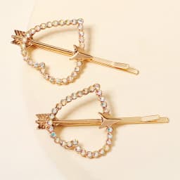 Miallo Fashion Rhinestone Hair Clips for Women Girls Hair Accessories Trendy Hair Jewelry Hairpin Headwear Party Headpiece Gift