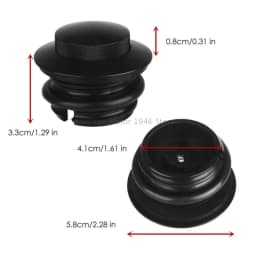Motorcycle Left Right Aluminum  Screw-In Flush Mount  Pop Up Vented Fuel Tank Gas Cap for Harley Touring Road King Softail Dyna