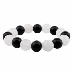 Anime Fruits Basket Kyo Sohma Bracelet White Red Crystal Beads Bangle Bracelets for Women Men Cosplay Props Jewelry