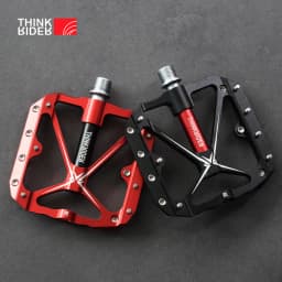 ThinkRider Flat Bike Pedals MTB Road 3 Sealed Bearings Bicycle Pedals Mountain Bike Pedals Wide Platform Accessories Part