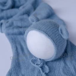 Newborn Photography Props Handmade Dolls Knitted Rabbit Bear Baby Photography Studio Accessoires