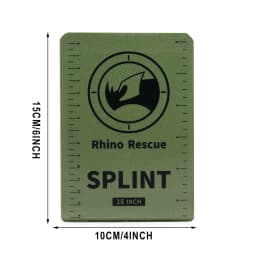 Rhino Rescue Emergency Splint Moldable Medical First Aid Survival Lightweight Reusable Combat Splint For Camping