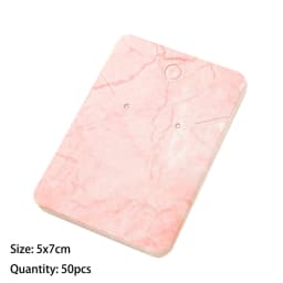 50pcs Paper Jewelry Display Stand Cards Earring Showcase Holder Organizer Packaging Gifts Small Businesses Supplies Material