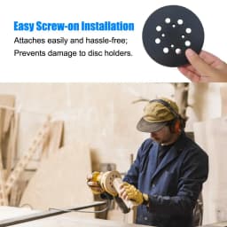 5 Inch 8 Hole Sanding Pad 125mm 1/2/4 Pcs Hook and Loop Replacement Plate for Sand RS290,RS241,RS 280/RS280VS Random Sander