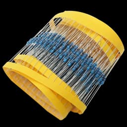 600pcs/set 30 Kinds 1/4W Resistance Metal Film Resistor Pack Assorted Kit 1% 1K 10K 10K 100K 220ohm 1M Resistors 300pcs/set