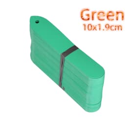 30-100PCS Gardening Garden Plant Nursery Hang Tag Label Plastic Identification Card Waterproof Ring Set Markers Reusable
