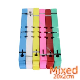30-100PCS Gardening Garden Plant Nursery Hang Tag Label Plastic Identification Card Waterproof Ring Set Markers Reusable
