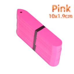 30-100PCS Gardening Garden Plant Nursery Hang Tag Label Plastic Identification Card Waterproof Ring Set Markers Reusable