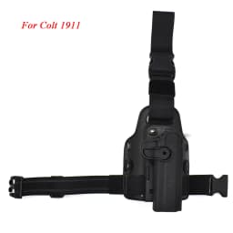 Hunting Drop Leg Gun Holster Tactical Pistol Thigh Leg Holster Case For G 17 19 Colt 1911 Beretta M9 PX4 Storm