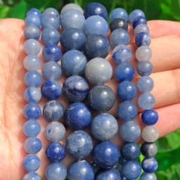 Natural Stone Beads African Turquoise Tiger Eye Jewelry Charm Gemstone Beads for Jewelry Making DIY Bead Bracelet Women 15inch