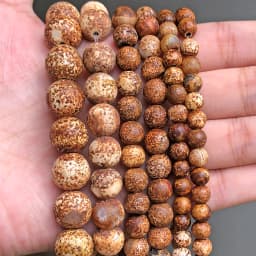 Natural Stone Beads African Turquoise Tiger Eye Jewelry Charm Gemstone Beads for Jewelry Making DIY Bead Bracelet Women 15inch