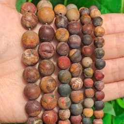 Natural Stone Beads African Turquoise Tiger Eye Jewelry Charm Gemstone Beads for Jewelry Making DIY Bead Bracelet Women 15inch