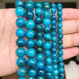 Natural Stone Beads African Turquoise Tiger Eye Jewelry Charm Gemstone Beads for Jewelry Making DIY Bead Bracelet Women 15inch