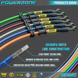 Motorcycle Dirt Bike Braided Steel Hydraulic Reinforce Brake Iine Clutch Oil Hose  Tube 450 To 2300mm 28-28degree Fit Racing MX