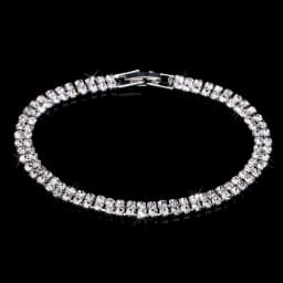 TREAZY Luxury 15 row Rhinestone Full Crystal Bracelet for Women Cuff Bangle Wedding Bridal Gold Silver Color Statement Bracelets