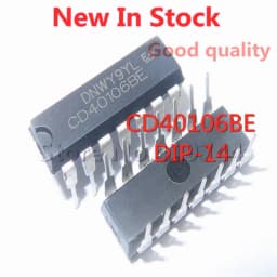 5PCS/LOT CD40106 CD40106BE DIP-14 40106 chip logic chip inverter In Stock NEW original IC
