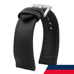 Carbon fiber rubber watchband 19 20mm 21mm 22mm 23 24mm for Longines Seiko omega Hamilton silicone strap wristband accessories