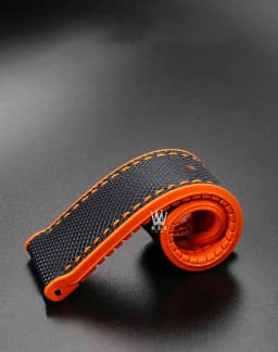 Carbon fiber rubber watchband 19 20mm 21mm 22mm 23 24mm for Longines Seiko omega Hamilton silicone strap wristband accessories