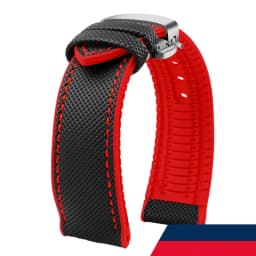 Carbon fiber rubber watchband 19 20mm 21mm 22mm 23 24mm for Longines Seiko omega Hamilton silicone strap wristband accessories