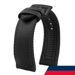 Carbon fiber rubber watchband 19 20mm 21mm 22mm 23 24mm for Longines Seiko omega Hamilton silicone strap wristband accessories