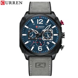 New CURREN Brand Watch Men Leather Sports Watches Men's Army Military Quartz Wristwatch Chronograph Male Clock Relogio Masculino