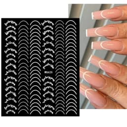 Shiny Gold Star Moon Sun Nail Stickers for Manicure Accessories Heart Feather Animals Printing Self Adhesive Nail Wrap
