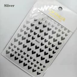 Shiny Gold Star Moon Sun Nail Stickers for Manicure Accessories Heart Feather Animals Printing Self Adhesive Nail Wrap