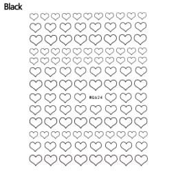 Shiny Gold Star Moon Sun Nail Stickers for Manicure Accessories Heart Feather Animals Printing Self Adhesive Nail Wrap