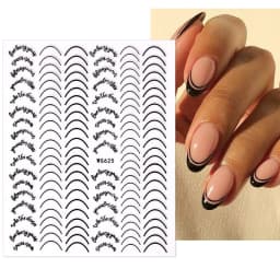 Shiny Gold Star Moon Sun Nail Stickers for Manicure Accessories Heart Feather Animals Printing Self Adhesive Nail Wrap