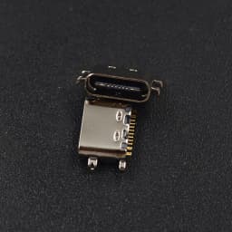 10Pcs USB-3.1 USB Connector Type C Horizontal Mid Mount 16P Female 1.6mm through board 0.8mm for charger adapter DIY Type C