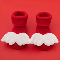Lawadka 0-3T Winter Thick Infant Socks for Girls Boys Kids Christmas New Year's Socks Anti Slip Cotton Short Socks for Newborns