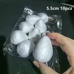 1/1.5/2/2.5/3/4/4.5/5cm Water Drop Modeling Shaped Styrofoam Crafts Flower Heart DIY Handmade White Foam Rose Buds Half Balls