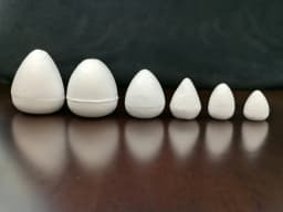 1/1.5/2/2.5/3/4/4.5/5cm Water Drop Modeling Shaped Styrofoam Crafts Flower Heart DIY Handmade White Foam Rose Buds Half Balls