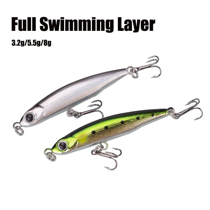 Sinking Pencil Bait 50mm 60mm 3.2g 5.5g 8g 11g Wobbler Trout Mackerel Micro Sea Fishing Lure Shad Bass Lures