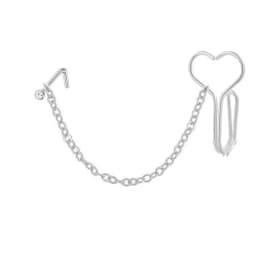Nose Chain Piercing Stainless Steel Gold Color Nose Stud Nariz Piercing Septum Double Nose Piercing Ring Women Body Jewelry