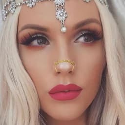 Nose Chain Piercing Stainless Steel Gold Color Nose Stud Nariz Piercing Septum Double Nose Piercing Ring Women Body Jewelry