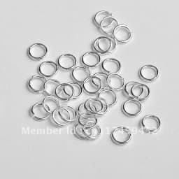 100pcs/lot 3 4 5 6 7 8 9mm Jump Rings 925 Split Rings Connectors For Diy Jewelry Finding Making Accessories Wholesale Supplies