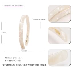 Korea DongdaemunAcetate Headband Classic All-match Tortoiseshell Headband Washing Face Non-slip Head Buckle Hair Accessories New
