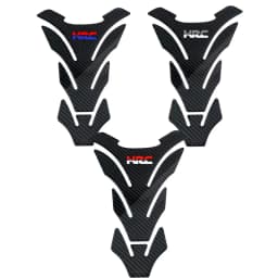 For Honda CBR1000 600RR CB400 CB750 CB1300 HORNET HRC logo Real Carbon fiber tank pad Protector Sticker