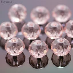 Isywaka Ran Red Color 2mm,3*4mm,4*6mm,6*8mm Austria Faceted Crystal Glass Beads Loose Spacer Round Beads For Jewelry Making