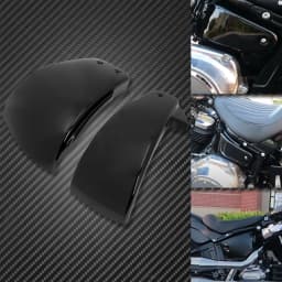 2xMotorcycle Battery Side Cover Fairing Covers For Harley Softail Breakout Fat Boy FXDR Fat Street BOB Slim FLSL 2018 2019 2020