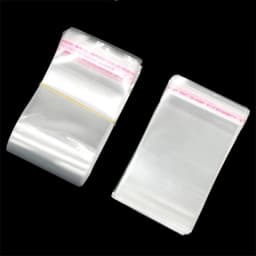 100pc Transparent Plastic Bag Small Self Sealing Cellophane Sachet Pouch For Jewelry Display Packaging Business Organizer Supply