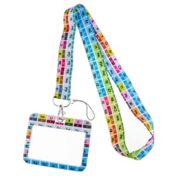 LB2766 Science Keychain Straps Rope Chemistry Neck Strap ID Card Phone Straps USB Badge Holder Lanyard Student Teacher Gift