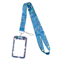 LB2766 Science Keychain Straps Rope Chemistry Neck Strap ID Card Phone Straps USB Badge Holder Lanyard Student Teacher Gift