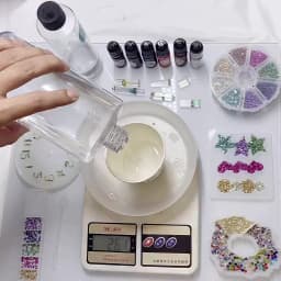 30-80g Crushed Glass Stones Resin Filling for DIY Epoxy Resin Silicone Mold Irregular Broken Stone Nail Art Epoxy Crafts Filler