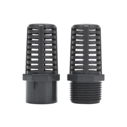 1Pc UPVC Aquarium Water Pump Filter Joint Fish Tank Water Inlet Strainer PVC Pipe Permeable Cap Flower Basket Strainer Screen
