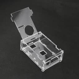 Raspberry Pi 3 Model B Plus Case Transparent Acrylic Box Protection Shell Compatible with Raspberry Pi 3B+ 3B Plus 3B 2B
